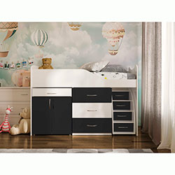 Фото Ліжко кімната №5 зі столом 80х180 Bed Room