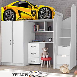 Ліжко кімната №1 80х170 Bed Room Lamborghini Yellow