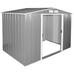 Фото Сарай сірий з білим Eco Shed 10х10