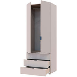 Фото Шафа для одягу Гелар 2 ДСП Кашемір