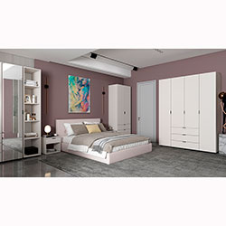 Фото Шафа для одягу Гелар 2 ДСП Кашемір