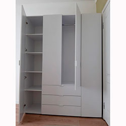 Фото Шафа для одягу Гелар 4 ДСП Білий