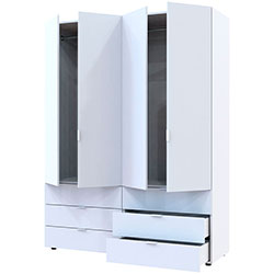 Фото Комплект Гелар 2+2 ДСП Білий