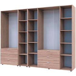 Фото Комплект Гелар з Етажеркою 2+4 ДСП Дуб Сонома