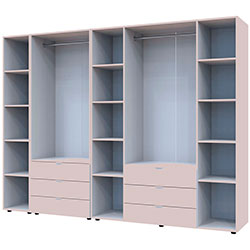 Фото Комплект Гелар з Етажеркою 2+4 ДСП Кашемір