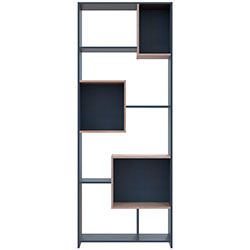 Фото Етажерка висока B1S Графіт + Дуб Сонома