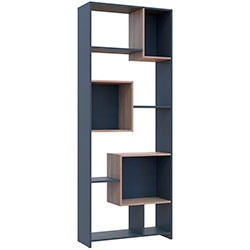 Фото Етажерка висока B1S Графіт + Дуб Сонома