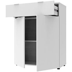 Фото Комод Рон 2 2 фасади 1 шухляда Білий