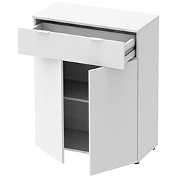 Фото Комод Рон 2 2 фасади 1 шухляда Білий