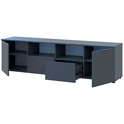 Фото Комод Рон 4 2 фасади 2 шухляди Графіт