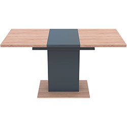 Фото Столовий стіл Бостон Дуб Сонома + Графіт