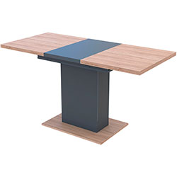 Фото Столовий стіл Бостон Дуб Сонома + Графіт