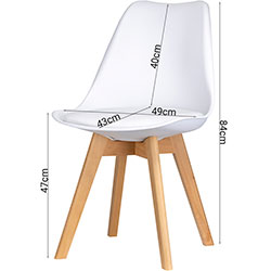 Фото Стілець Бін Білий