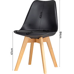 Фото Стілець Бін Чорний