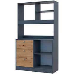 Фото Міні-кухня Лея ДСП Графіт + Дуб Евок