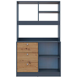 Фото Міні-кухня Лея ДСП Графіт + Дуб Евок