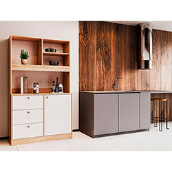 Фото Міні-кухня Лея ДСП Дуб Сонома + Білий