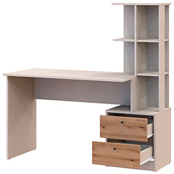 Фото Офісний стіл Т7 Кашемір + Дуб Евок