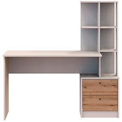Фото Офісний стіл Т7 Кашемір + Дуб Евок