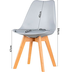 Фото Стілець Бін Сірий