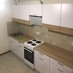 Фото Кухня Лея 3 м Білий + Дуб Сонома