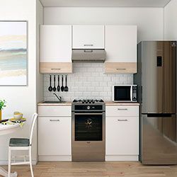 Фото Кухня Лея 1.8 м Білий + Дуб Сонома