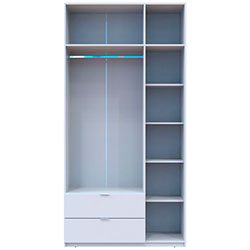 Фото Шафа для одягу Лукас 3 ДСП 120 Білий