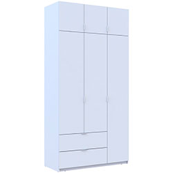 Фото Шафа для одягу Лукас 3 ДСП 120 Білий
