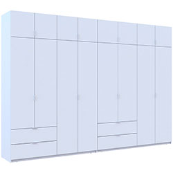 Фото Шафа для одягу Лукас 4+4 ДСП 340 Білий