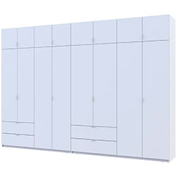 Фото Шафа для одягу Лукас 4+4 ДСП 340 Білий