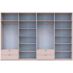 Фото Шафа для одягу Лукас 4+4 ДСП 360 Кашемір