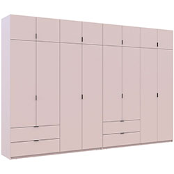 Фото Шафа для одягу Лукас 4+4 ДСП 360 Кашемір