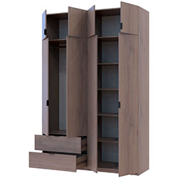 Фото Шафа для одягу Лукас 4 ДСП 160 Канноло