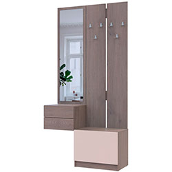 Фото Передпокій Сола 2+3 ДСП дзеркало Канноло + Кашемір