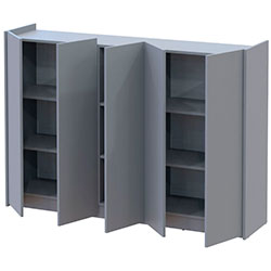 Фото Тумба для взуття Кассель 5 ДСП Сірий