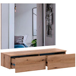 Фото Туалетний столик 2Ш з дзеркалом Левія Дуб Евок