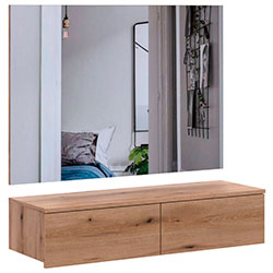 Фото Туалетний столик 2Ш з дзеркалом Левія Дуб Евок