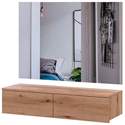 Фото Туалетний столик 2Ш з дзеркалом Левія Дуб Евок