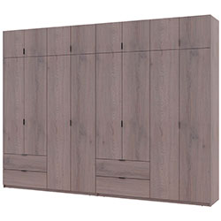 Фото Шафа для одягу Лукас 4+4 ДСП 320 Канноло