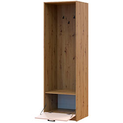 Фото Пенал-вішалка Ронді Дуб Артизан + Кашемір