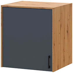 Фото Антресоль до пеналу висока Ронді ДСП Дуб Артизан + Графіт