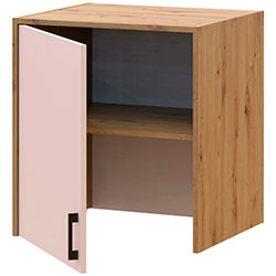 Фото Антресоль до пеналу висока Ронді ДСП Дуб Артизан + Кашемір