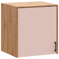 Фото Антресоль до пеналу висока Ронді ДСП Дуб Артизан + Кашемір