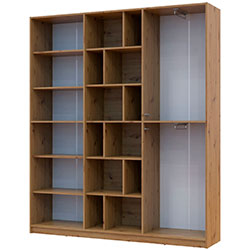 Фото Шафа розпашна Морган Дуб Артизан + Кашемір