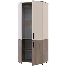 Фото Шафа для одягу Торн 2 ДСП Штанга Кремона Канноло