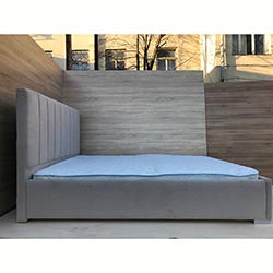 Фото Ліжко з під’ємним механізмом База MW160x200 Сіра