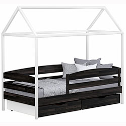 Фото Ліжко Аммі Плюс 90x190 Венге