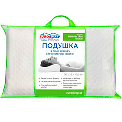 Фото Подушка Memory Ergo Medium