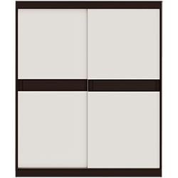 Фото Шафа купе 1800 Соната Венге Темний + Білий