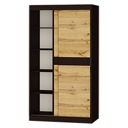 Фото Шафа купе 1200 Соната Венге Темний + Крафт Золотий